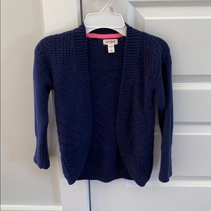Navy cardigan